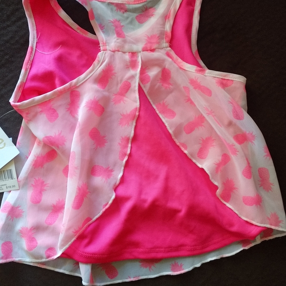 NWT little girls tank open back - Picture 3 of 3